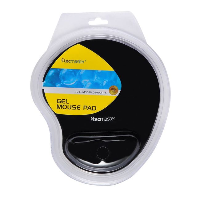 TECMASTER - Mouse Pad Alfombrilla Apoya Muñeca Gel Silicona Tecmaster