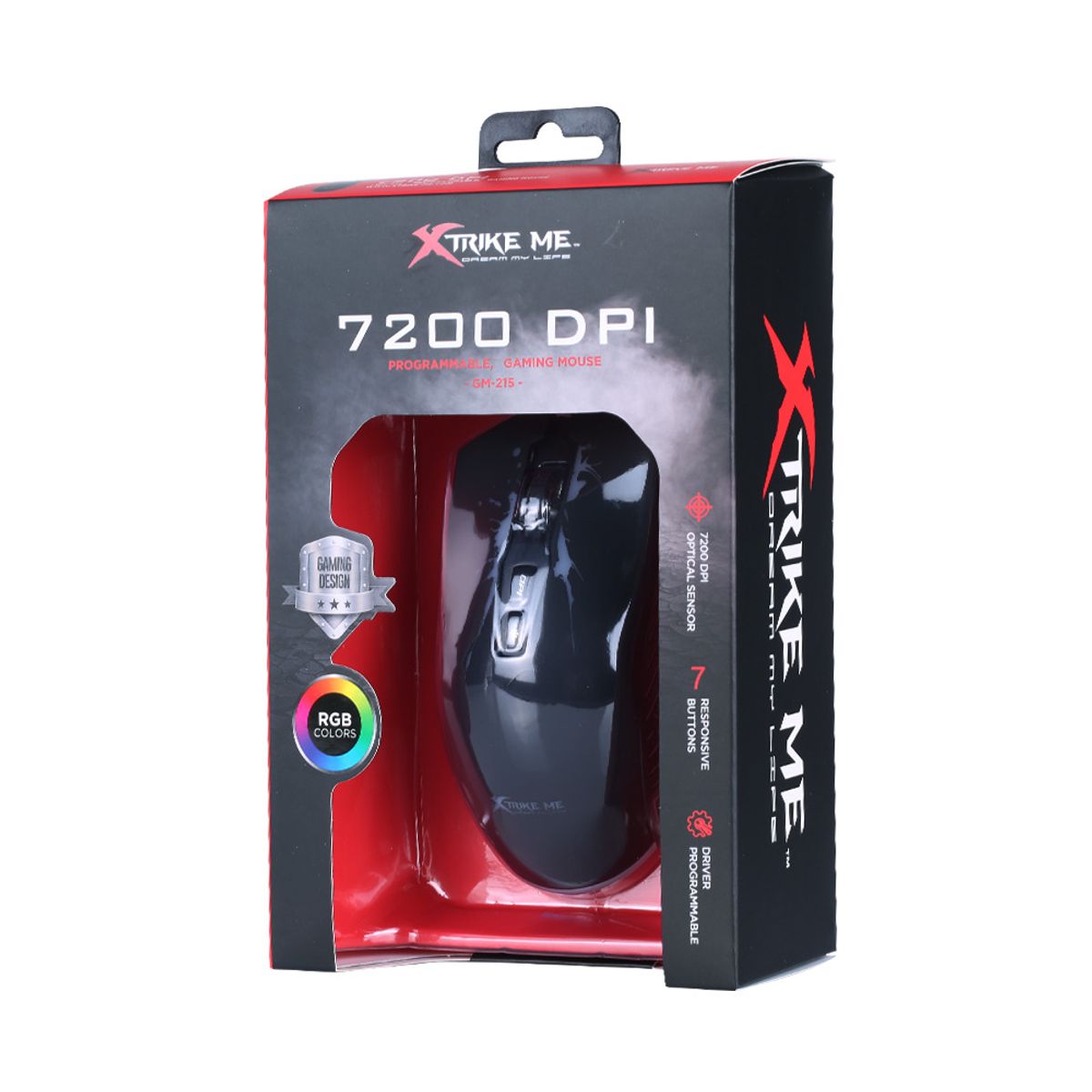 XTRIKE ME - Mouse Gamer Xtrike Me Pro 7200dpi Gm-215