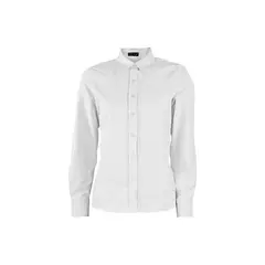 ACTIVEX - Blusa Oxford Manga Larga Blanca UPF 20