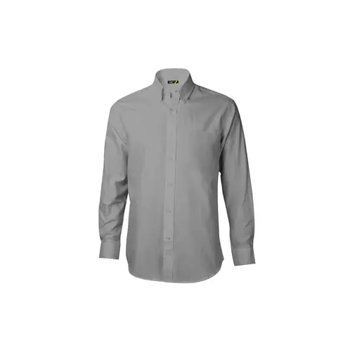 ACTIVEX - Camisa Oxford Manga Larga Gris UPF 20_.