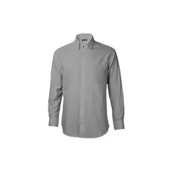 ACTIVEX - Camisa Oxford Manga Larga Gris UPF 20