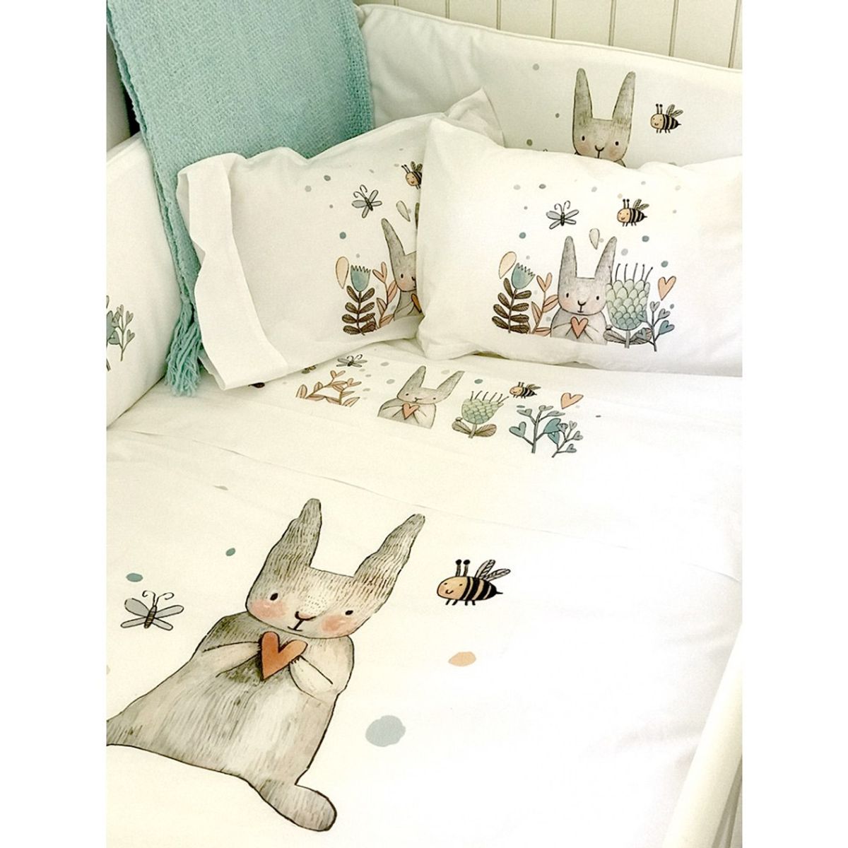 TUYO PRINT - Cubreplumón Transición Conejito