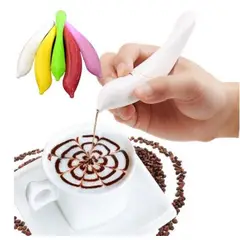GENERICO - Lápiz decorador de cafe y reposteria spice pen Colores