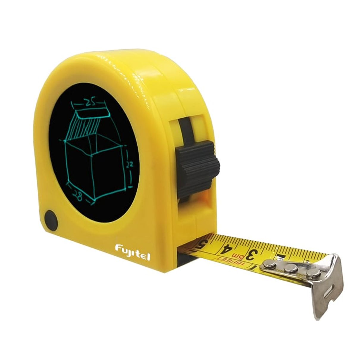 FUJITEL - Huincha de medir 5 metros con pizarra electrónica