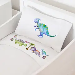TUYO PRINT - Juego de Sábanas Moisés Dinosaurios