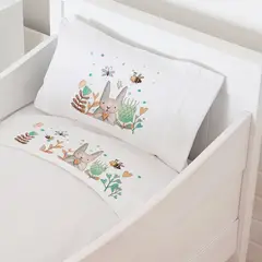 TUYO PRINT - Juego de Sábanas Moisés Conejito
