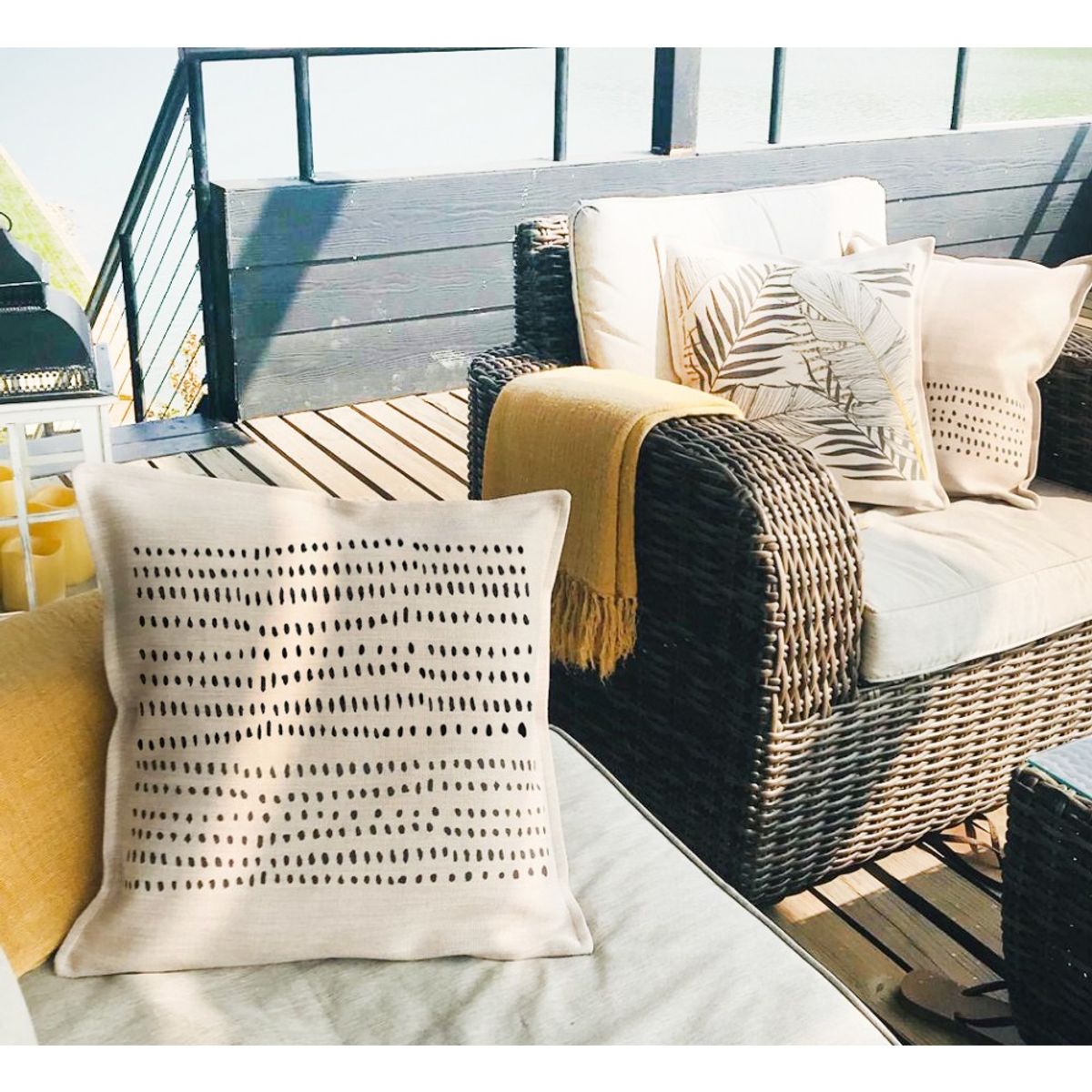 TUYO PRINT - Cojín Puntos Étnicos - 45X45