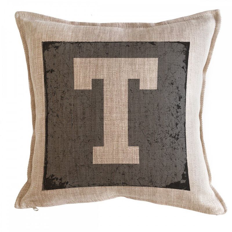 TUYO PRINT - Cojín Letras Fondo Gris T - 45x45
