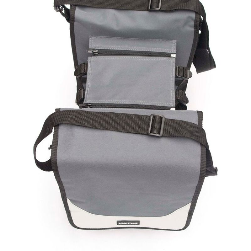 VULTUR - BOLSO PARRILLA AMBOS LADOS GRIS