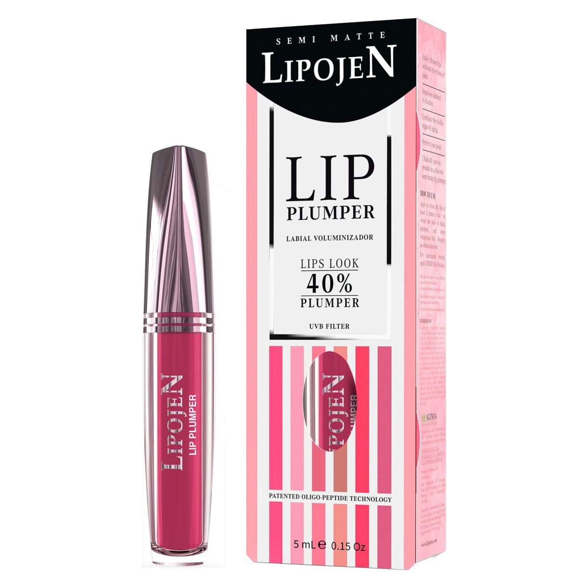 BIOLIFE IMPROVING YOU - Labial Semi Matte Volumen e Hidratación 05 Pink Love
