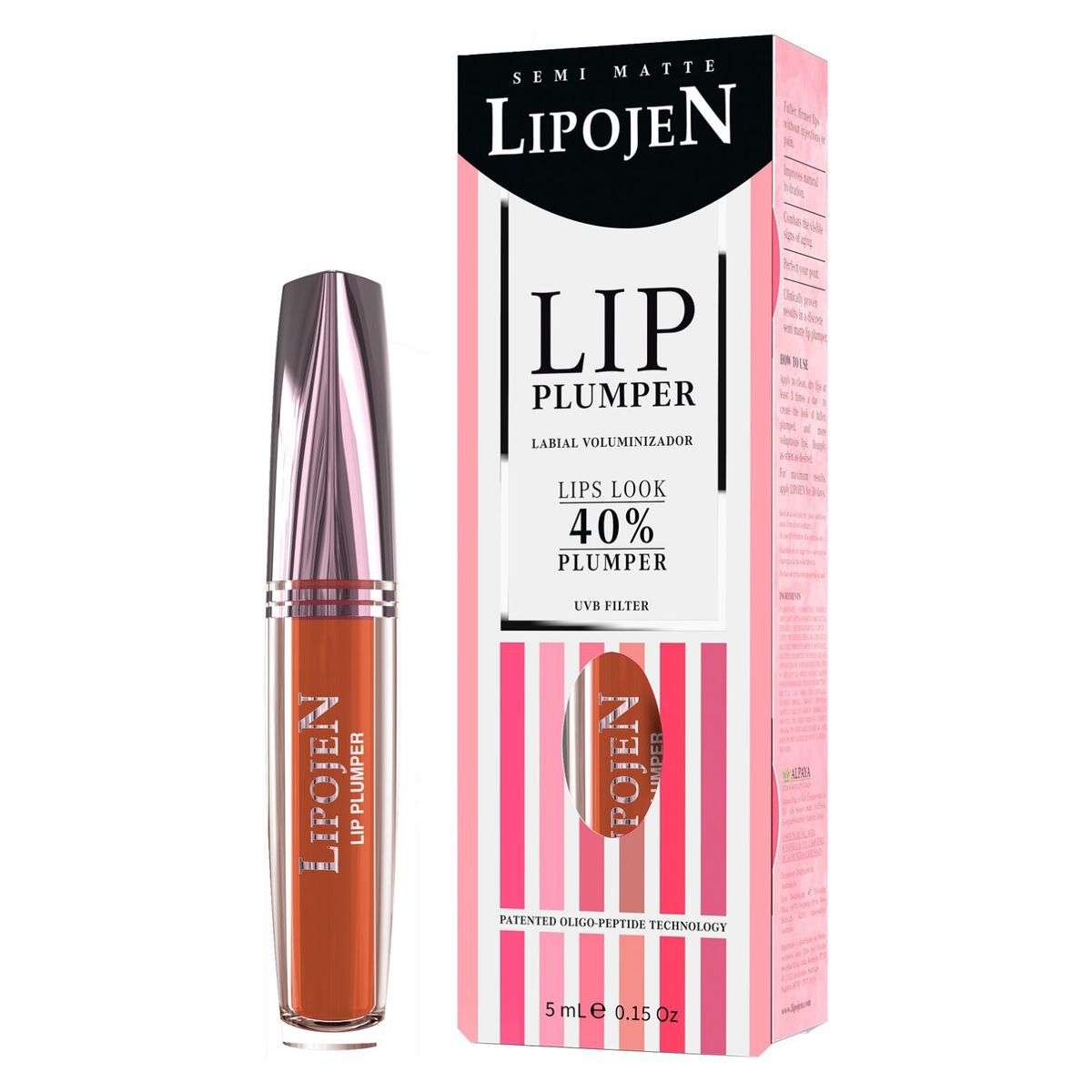 BIOLIFE IMPROVING YOU - Labial Semi Matte Volumen e Hidratación 04 Rose Venus