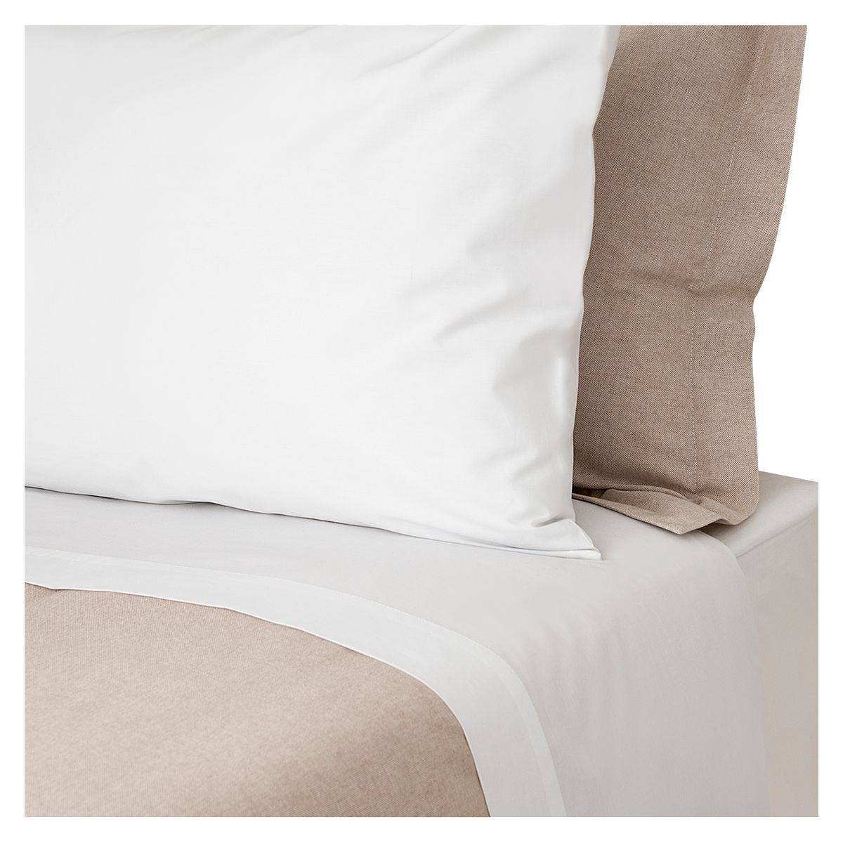 HOHOS CASA - Set de 2 juegos sábanas Essence 1,5 plaza, 200 hilos 50% alg - 50% pol