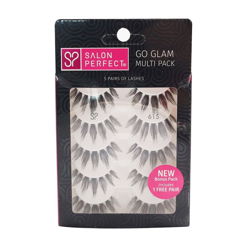 COSMETICAVAL - Set 5 pares pestañas reutilizables naturales Salon Perfect 615