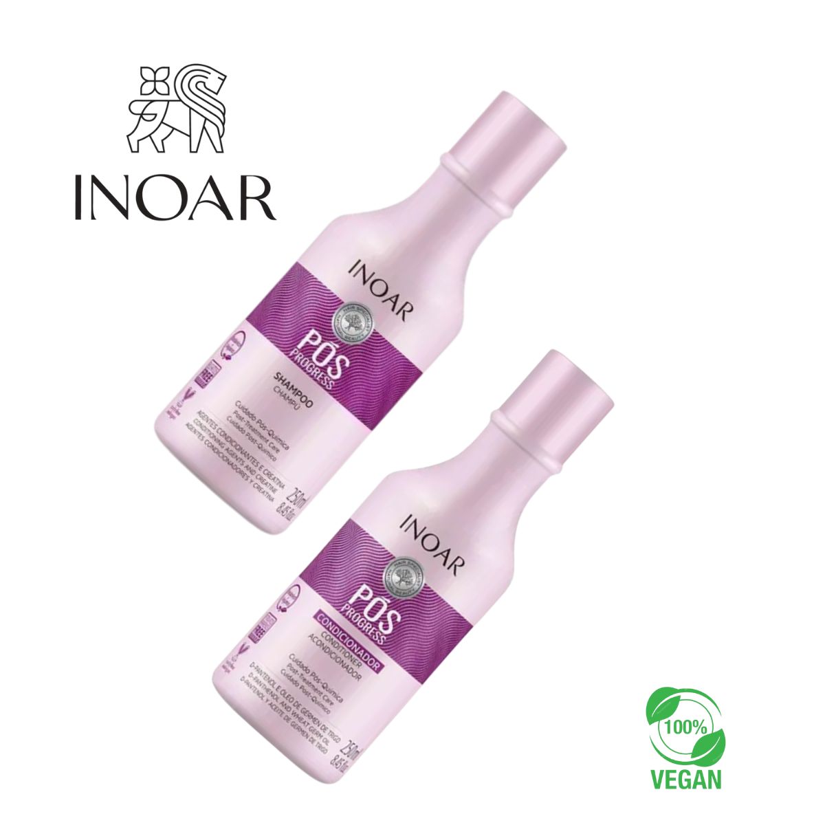 INOAR - Kit Pos Progress INOAR mantención alisados