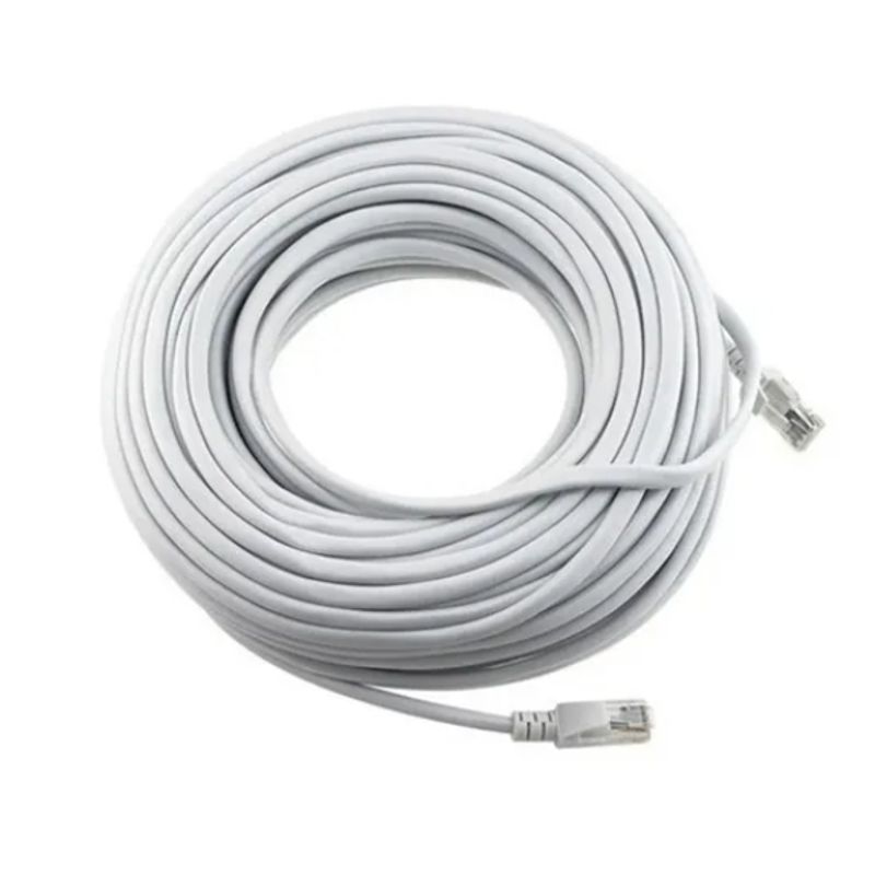 GENERICO - Cable Red Cat 5 Armardo Por 40m Gris RJ45 Red LAN Cable Internet