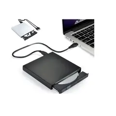 GENERICO - Grabador Externo Dvd Cd Lector Usb compatible con Pc Mac Laptop
