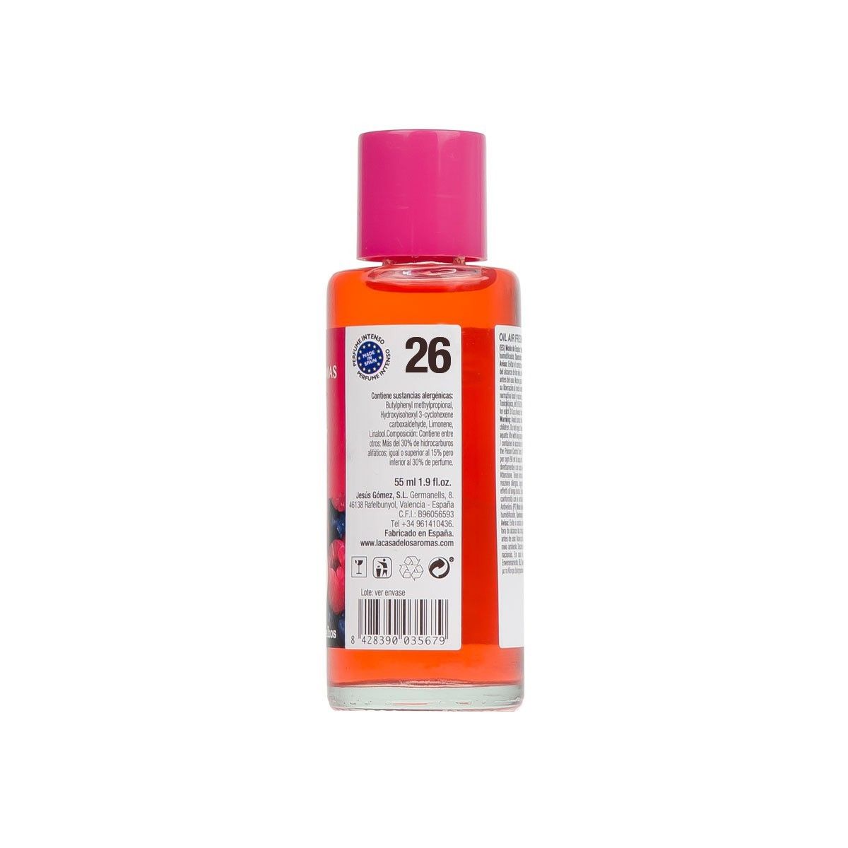 GENERICO - Aceite Esencial Frutos rojos 55ml - La Casa de los Aromas