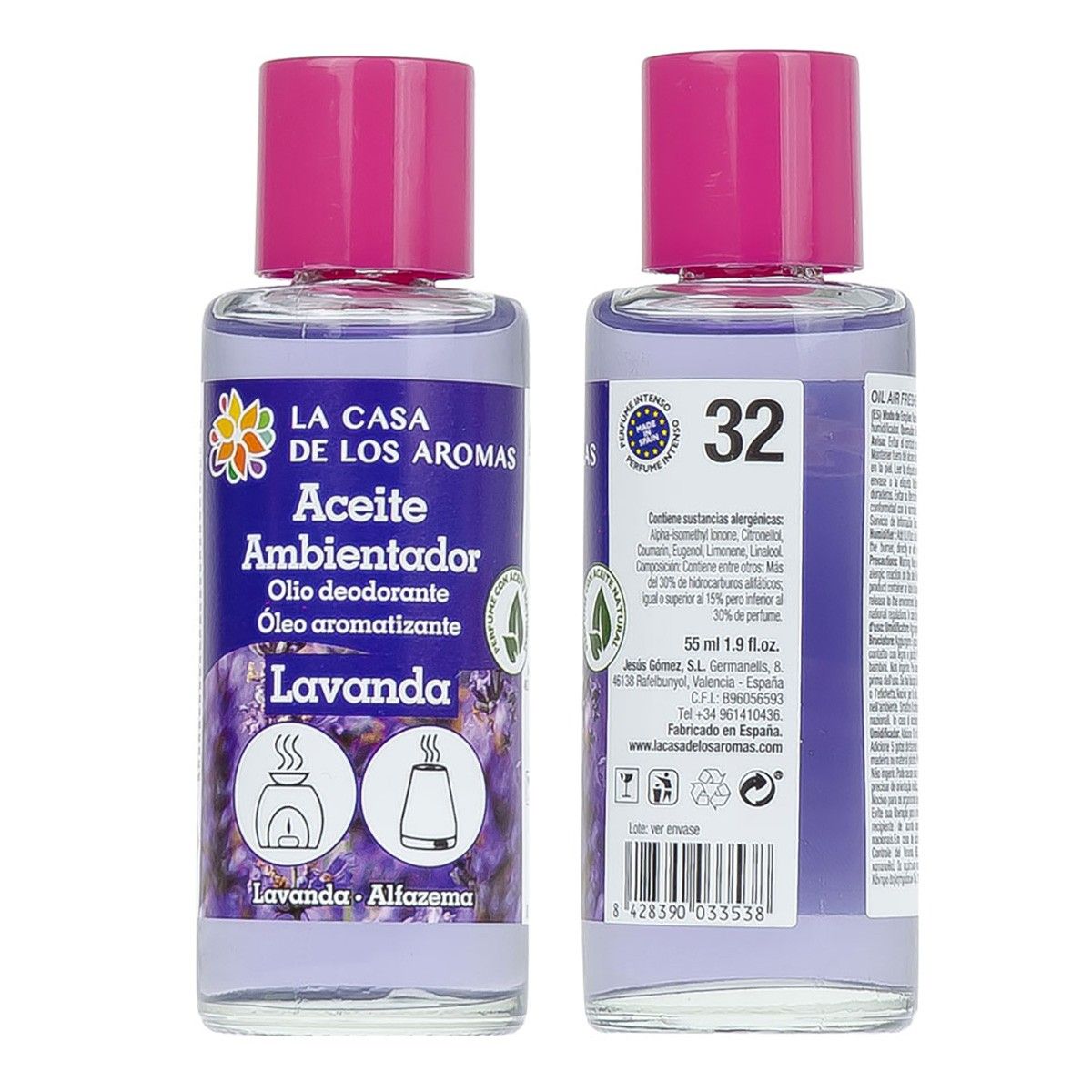 GENERICO - Aceite Esencial Lavanda 55ml - La Casa de los Aromas