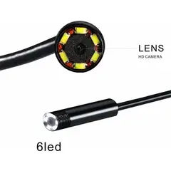GENERICO - Camara endoscopica impremeable 2 metros USB