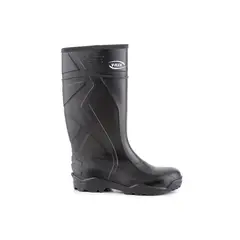 VFLEX - Bota PVC 940 Punta y Plantilla Acero Negra Para Lluvia V FLEX