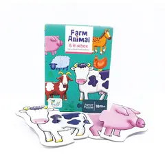 TARMONS - Puzzle 6x1 Animales de la Granja