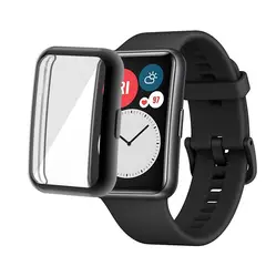 GENERICO - CARCASA PROTECTORA RELOJ HUAWEI WATCH FIT NEGRO