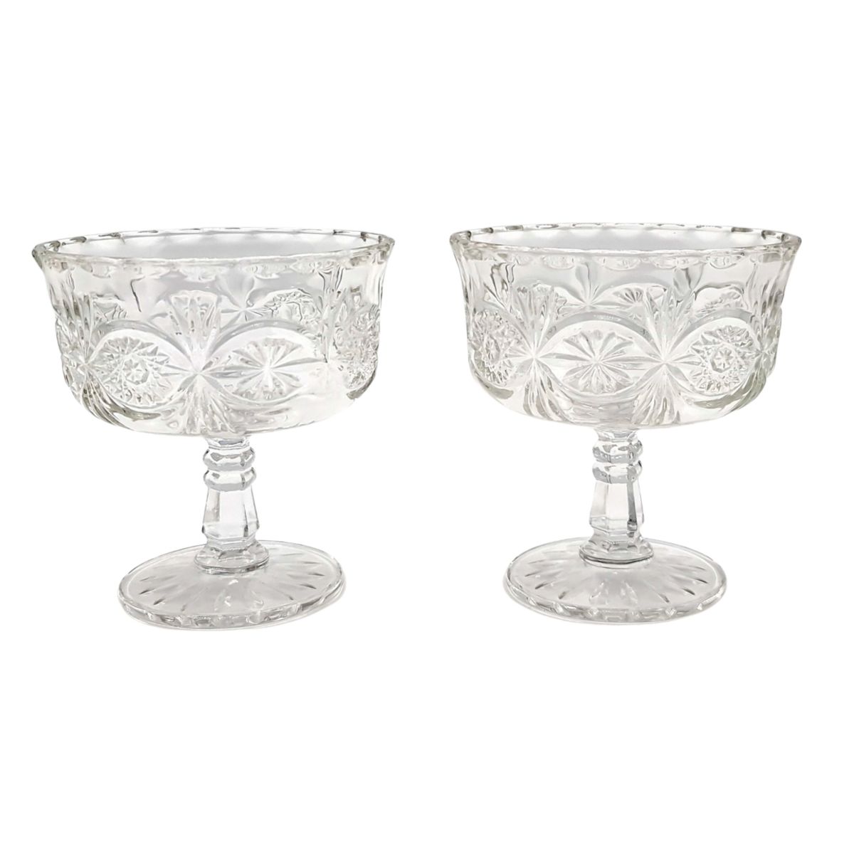 MOGA - Pocillo 2 Pza Postre Helado Cocktail 11x12cm 250Ml