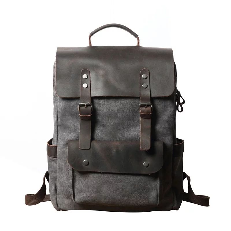 SANTINI - MOCHILA  CUERO NATURAL
