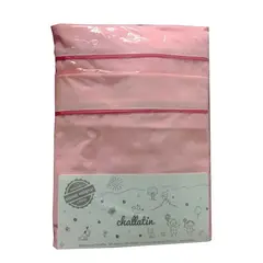 CHALLATIN - Sabanas Pack Play Colores - Vivo Fucsia