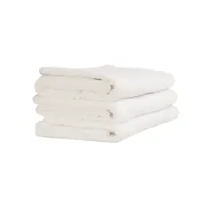 ABUTEX - Set 3 Toallas Blancas De Mano