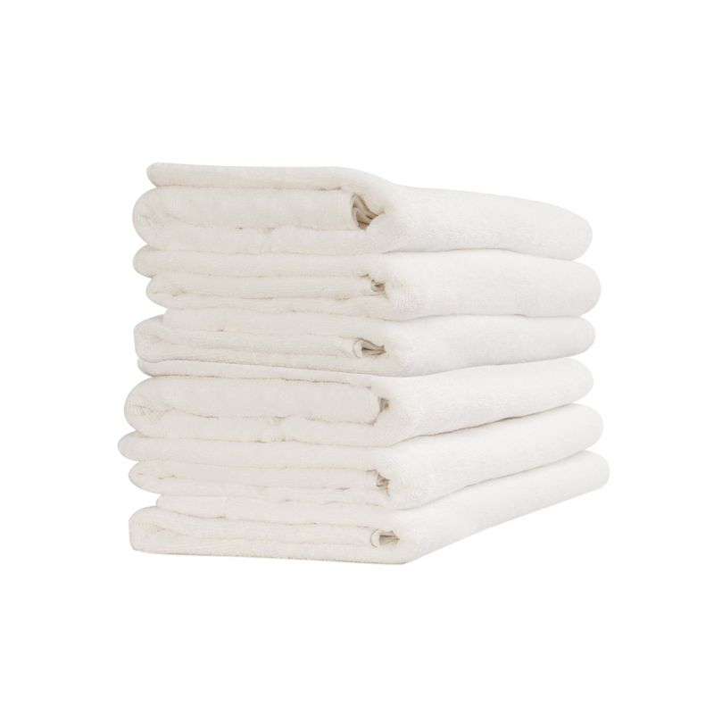 ABUTEX - Set 6 Toallas Mano Cuerpo Y Piso