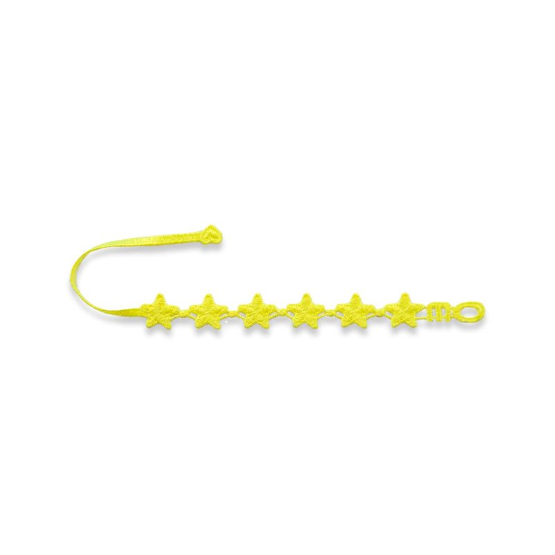 MISSIU - Pulsera Étoile color  Amarillo Flúor
