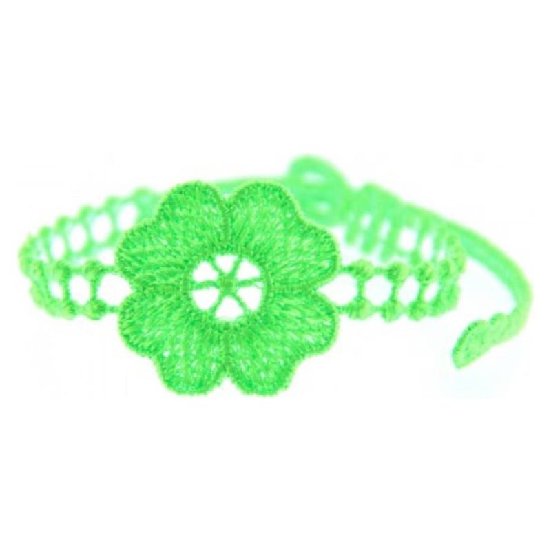 MISSIU - Pulsera  Fleur color Verde Flúor