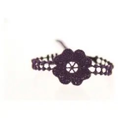 MISSIU - Pulsera Fleur color Violeta