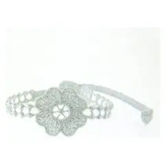 MISSIU - Pulsera Fleur color Plata Metalizado