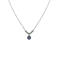 LA GARZA - Collar Mujer Plata Ojo Turco Protección