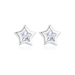 LA GARZA - Aros Mujer Plata Bellas Estrellas