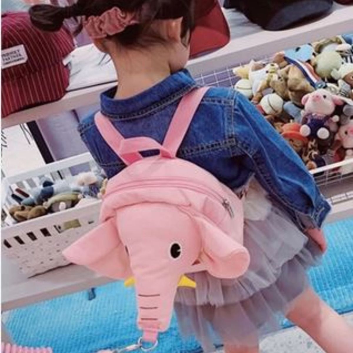 GENERICO - Arnes Mochila Seguridad Modelo Elefante Niños Rosado