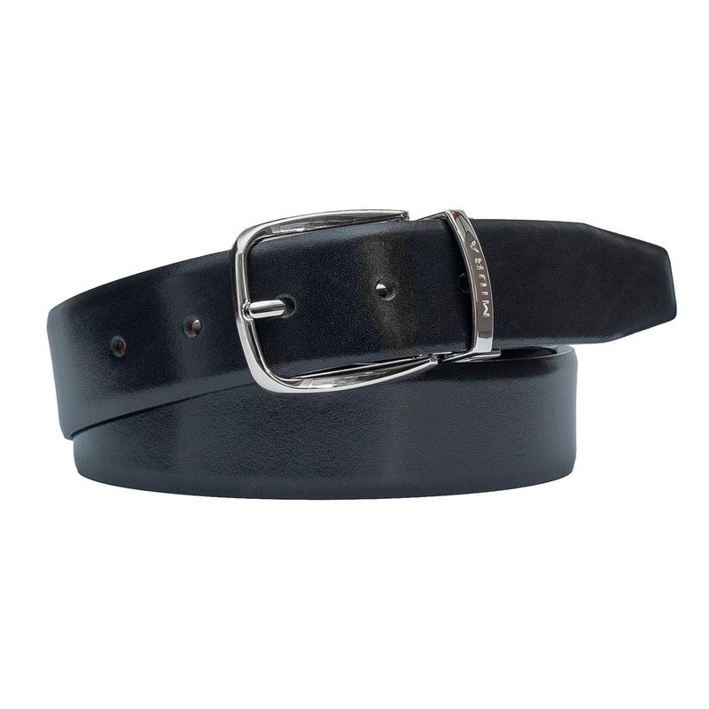 MIURA - Cinturón Cuero Genuino Ares Reversible Negro Miura