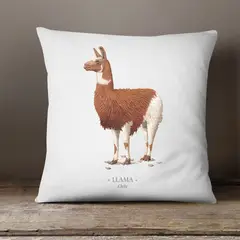 ANDES1 - Funda De Cojín De Llama