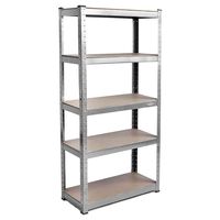 Estante Acero Galvanizado 70x30x150 cm. Cap 875 Kg