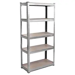 PROCHEF - Estante Acero Galvanizado 70x30x150 cm. Cap 875 Kg