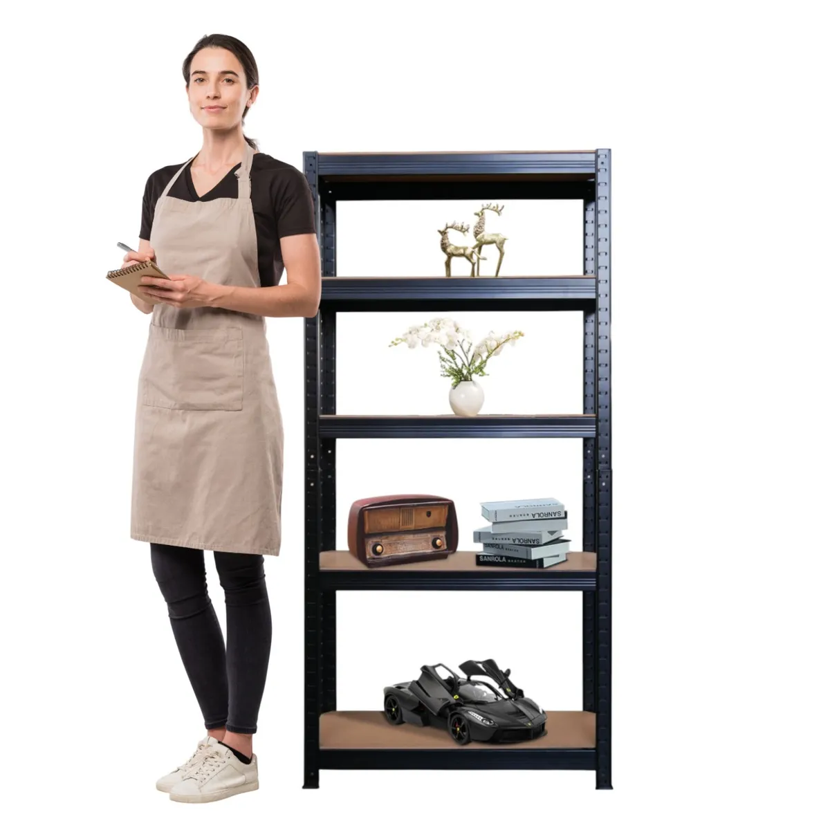 PROCHEF - Estante Acero Pintado 70x30x150 cm 5 Band. 875 Kg