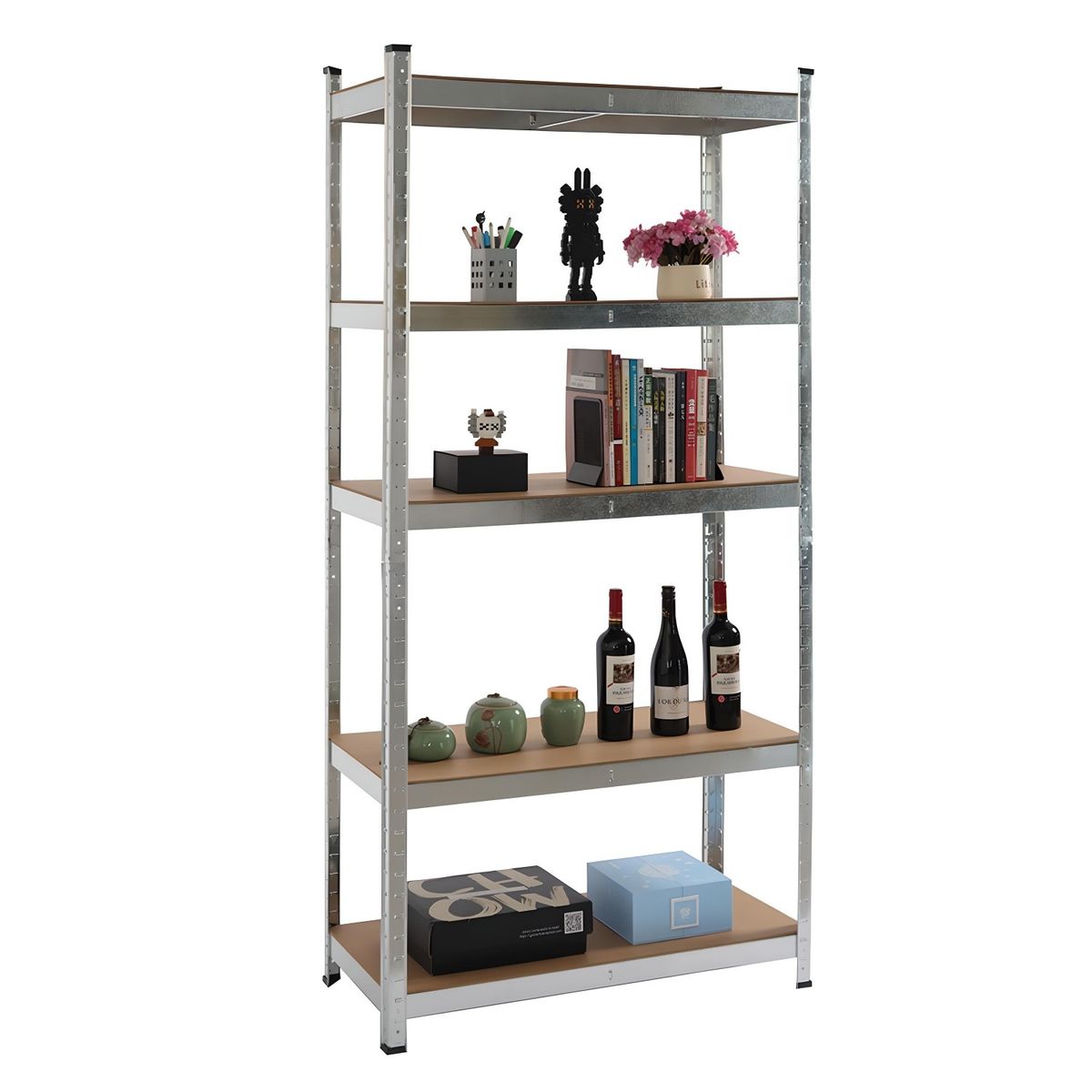 PROCHEF - Estante Acero Galvanizado 90x40x180 cm. Cap 875 Kg