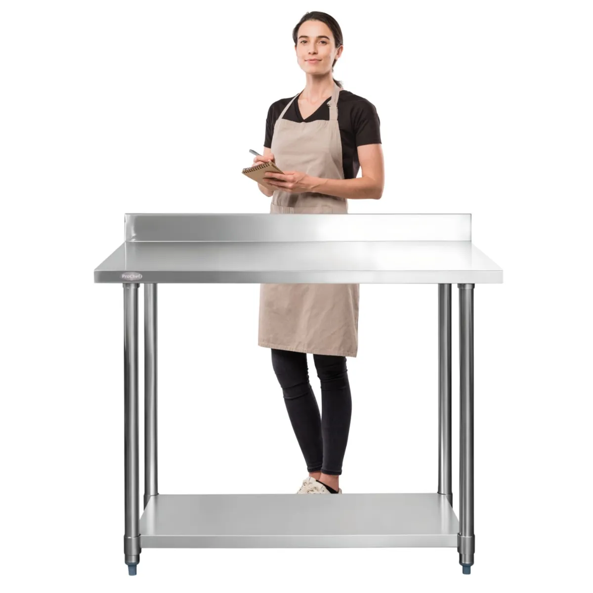 PROCHEF - Meson Mural 140x60x85(+6) cm Acero Inoxidable