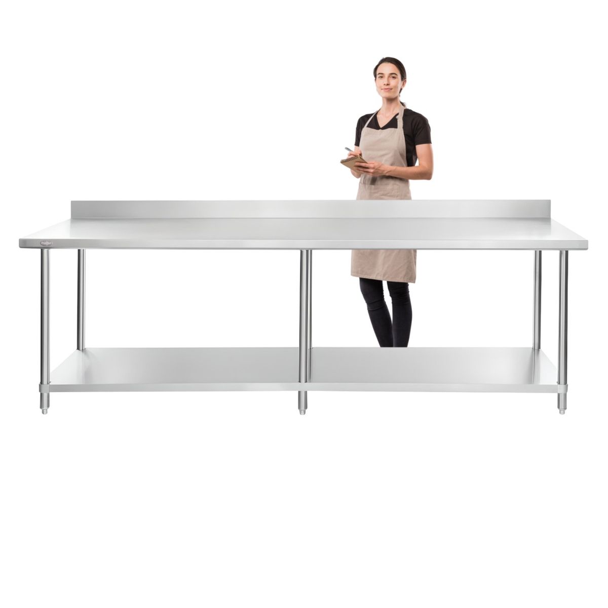 PROCHEF - Meson Mural 240x60x85(+6) cm Acero Inoxidable