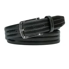 MIURA - Cinturón Cuero Genuino Savio Negro