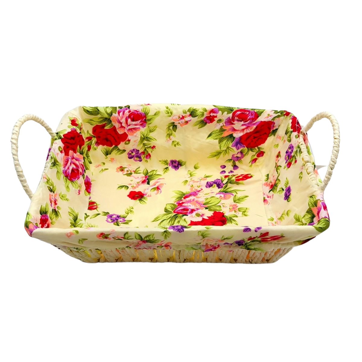 MOGA - Panera De Metal Con Genero Lavable 27x20x13cm