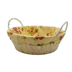 MOGA - Panera De Metal Con Genero Lavable 24x24x8cm