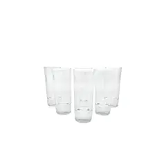 GENERICO - Vaso Shot Tequilero Vidrio Set 6 Piezas 60Ml